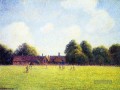 hampton court grün london 1891 Camille Pissarro